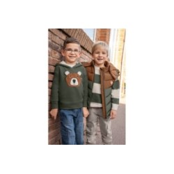 Tumodakids mayoristas de ropa infantil. Chaleco acolchado con capucha extraible para niño - Blue Seven