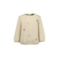 Tumodakids mayoristas de ropa de bebé. Camiseta bebé niña manga larga cuello redondo vegetales - Blue Seven