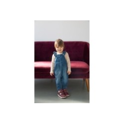 Tumodakids distribuidores de ropa de bebé. Peto largo denim tirantes bebé niña - Blue Seven
