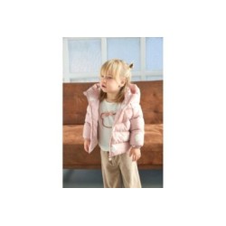 Tumodakids distribuidores de ropa de bebé. Abrigo acolchado con capucha estampado - Blue Seven