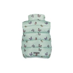 Tumodakids mayoristas de ropa de bebé. Chaleco acolchado bebé niña estampado - Blue Seven