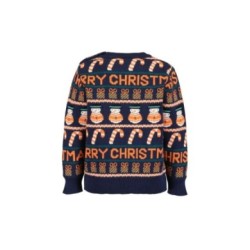 Tumodakids proveedores de ropa de bebé. Jersey punto cuello redondo bebé niño estampado navideño - Blue Seven