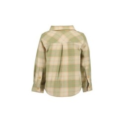 Tumodakids mayoristas de ropa de bebé. Camisa manga larga niño estampado cuadros - Blue Seven