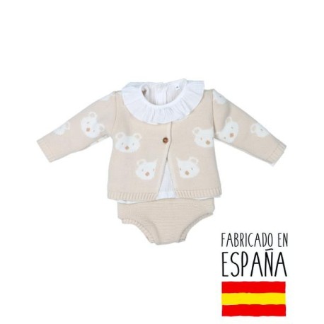 Tumodakids proveedores de ropa de bebé. Conjunto de 3 piezas manga larga y corta para bebé - Tony Bambino