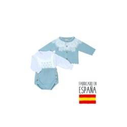 Tumodakids mayoristas de ropa de bebé. Conjunto de 3 piezas manga larga y corta para bebé - Tony Bambino