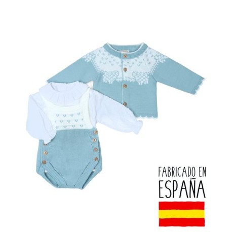 Tumodakids mayoristas de ropa de bebé. Conjunto de 3 piezas manga larga y corta para bebé - Tony Bambino