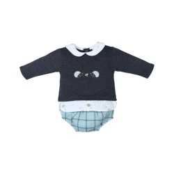 Tumodakids distribuidores de ropa de bebé. Conjunto 2 piezas bebé niño Erizos - Tony Bambino