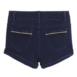 Short vaquer con detalles de hilo dorado almacen mayorista de